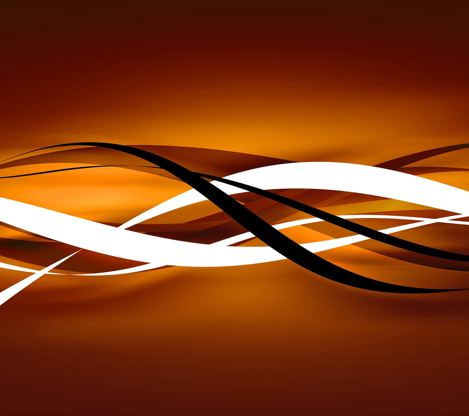 Fondo abstracto naranja y negro con un diseño curvado (abstracto, colorido, hd)