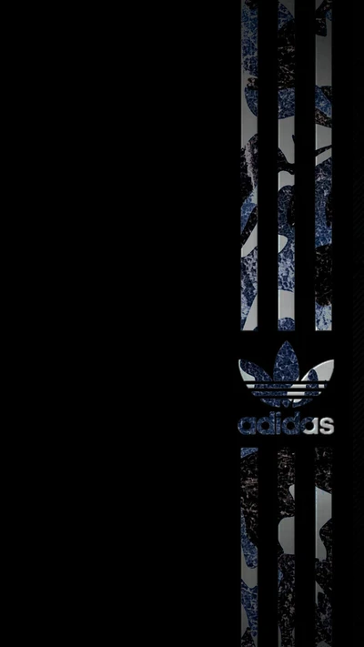 Adidas Camouflage-Logo-Design mit Galaxie-Inspiration