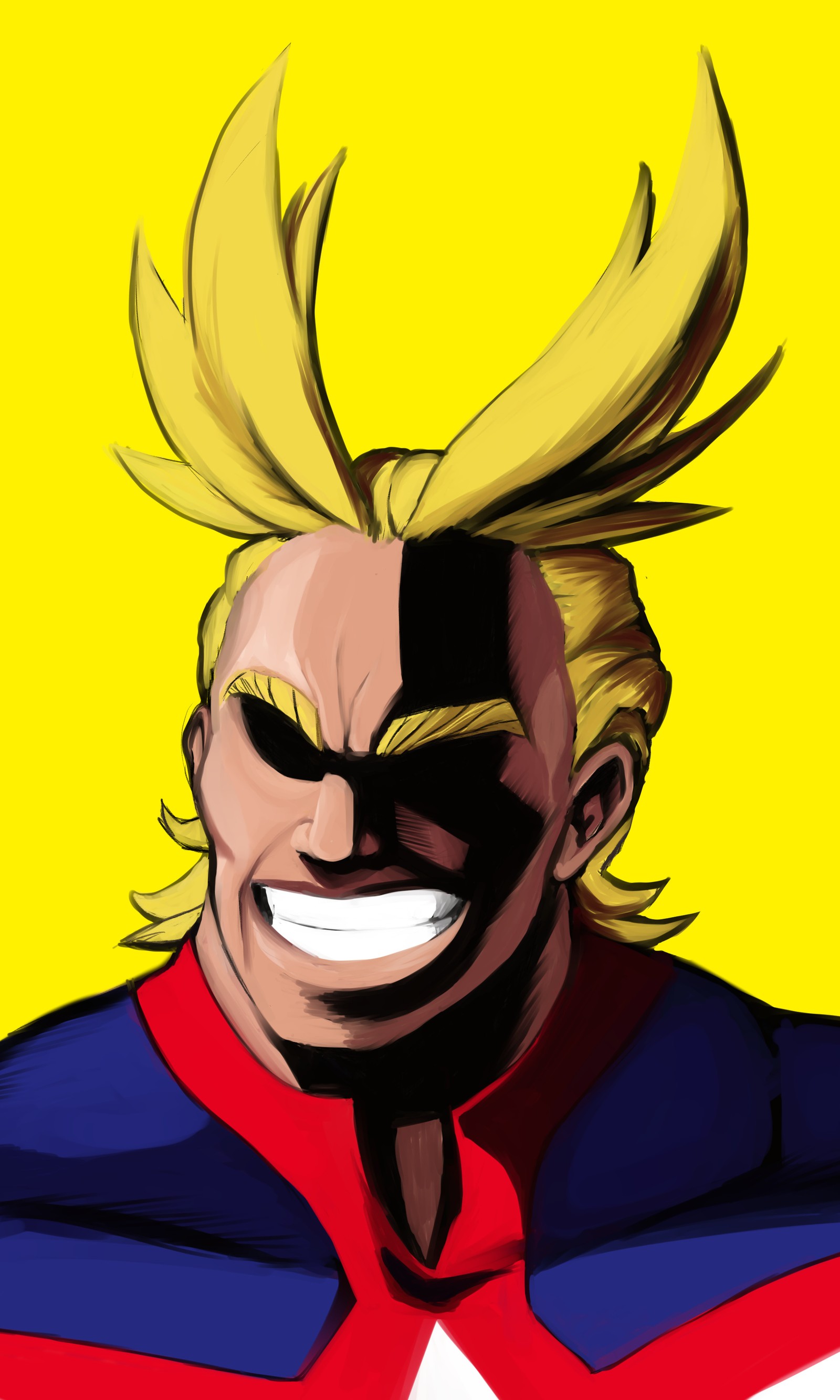 Скачать обои академия, все, все мощи, all might, боку