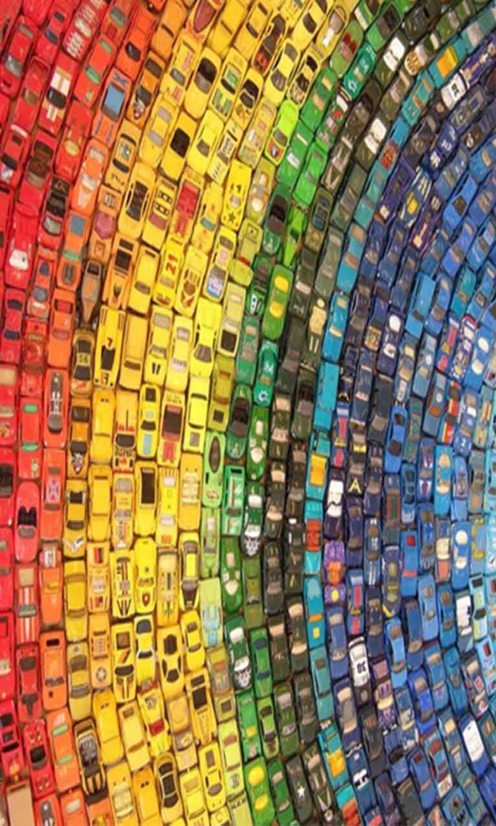 cars, colourful wallpaper