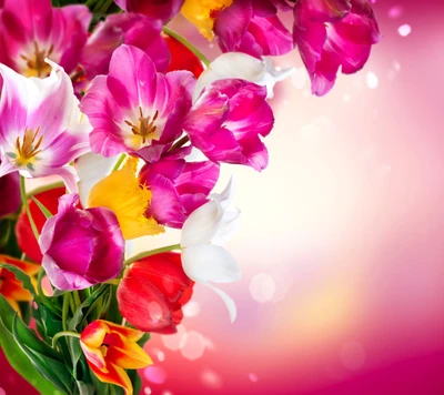 Vibrant Bouquet of Colorful Flowers