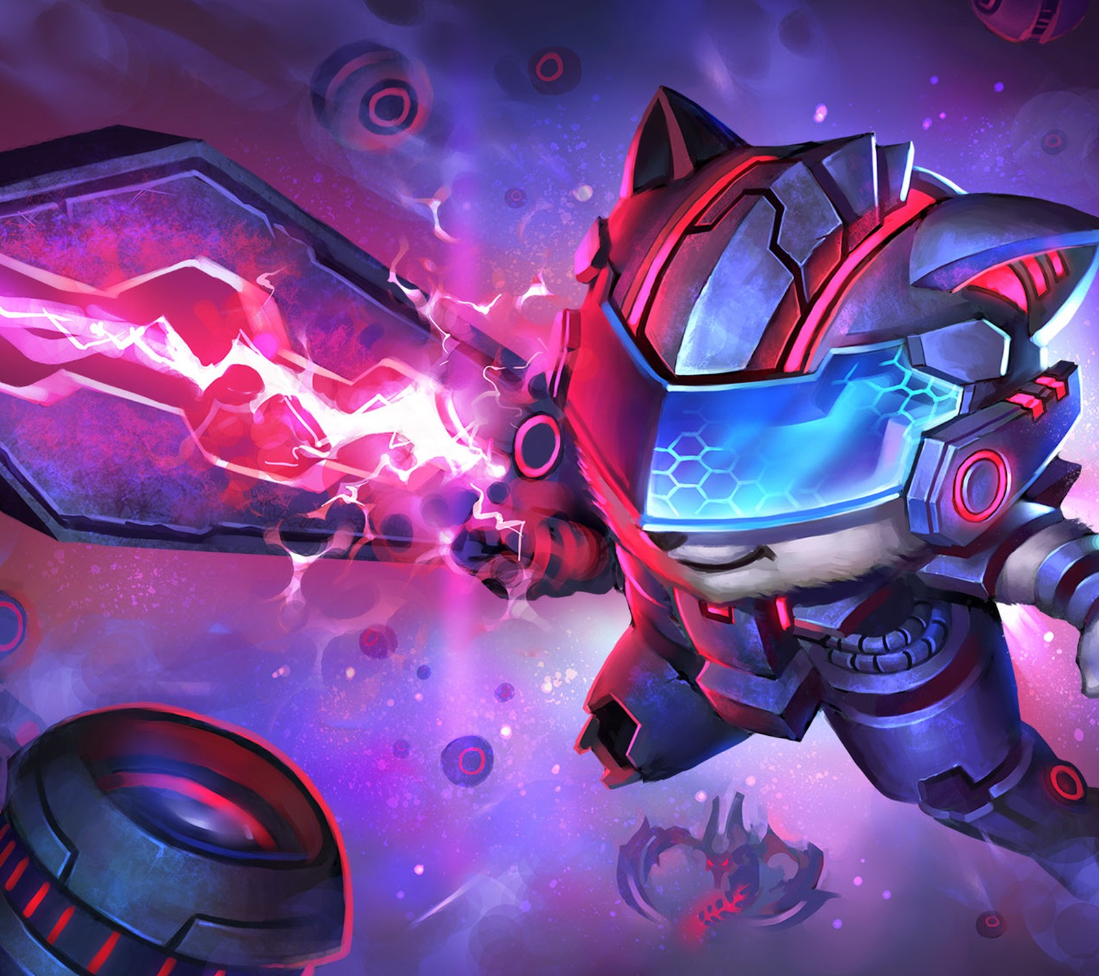 Téléchargez le fond d'écran génial, league of legends, mecha, peau, teemo