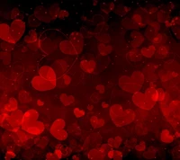 fondo, corazones, amor, rojo