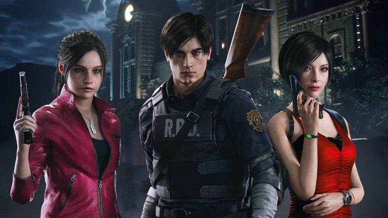 Resident evil 2 поступает на nintendo switch (resident evil 2, видеоигра, клэр редфилд, claire redfield, леон с кеннеди)