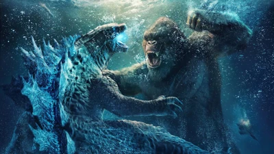 Choque épico bajo el agua: Godzilla contra Kong