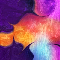 Vibrant Swirls of Color: A Fusion of Purple, Magenta, and Electric Blue in Modern Art