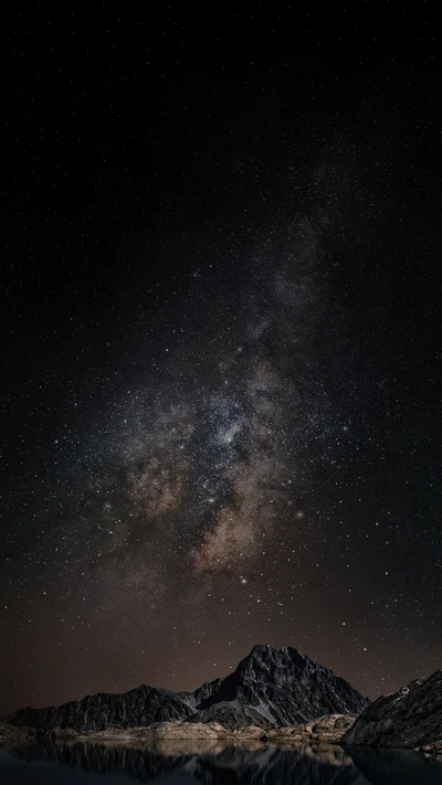 beautiful, night, nubia z11 max, stars, stock wallpapers