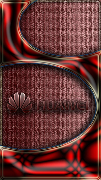 huawei, thema, rot, tapeten, logo