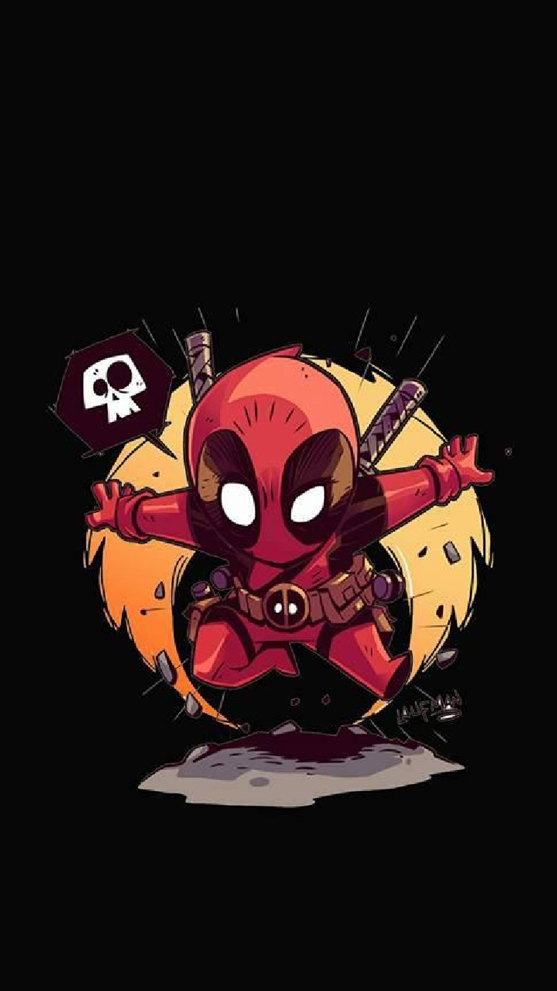 Обои deadpool для iphone от theartofoam (аниме, anime, мертвый, лиса, marvel)