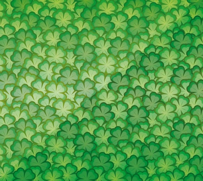 Vibrant Green Clover Field for St. Patrick's Day Celebrations