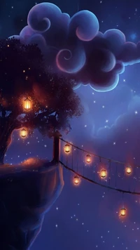 lights, night wallpaper