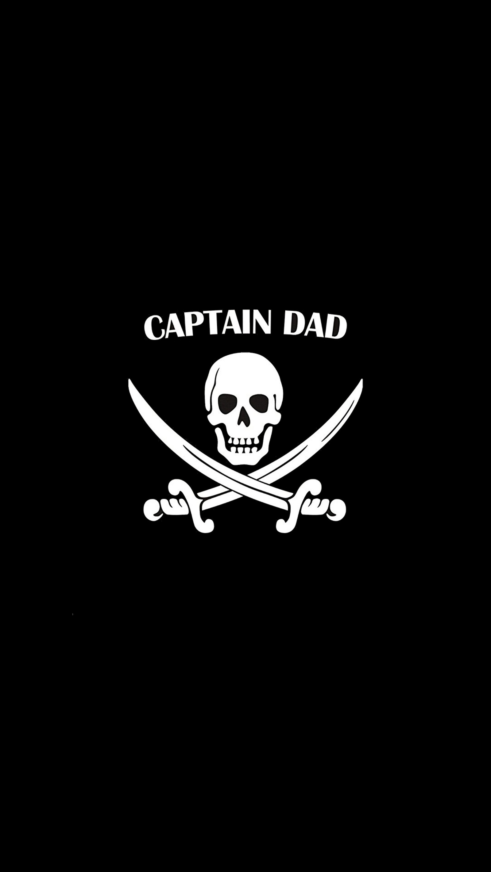 Скачать обои капитан, captain dad, папа, пират