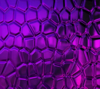 Abstract Purple Mosaic Glass Pattern