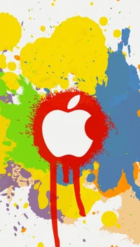 apple, splatter