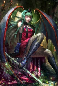 demon, legendary, succubus wallpaper