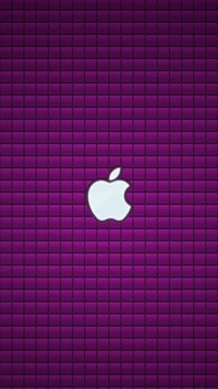 apple, quilted wallpaper