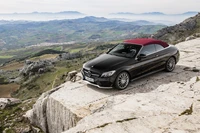 coche, convertible, llanta, mercedes amg, coche mediano