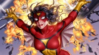 spider woman, marvel comics, comics, superhero wallpaper