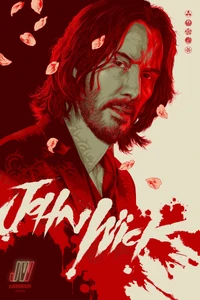 John Wick Capítulo 4: Pôster de Filme Impactante com Keanu Reeves