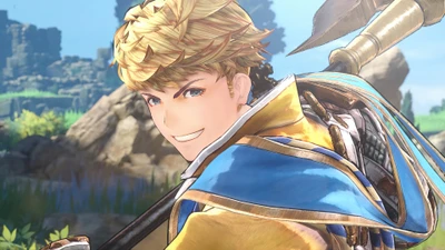 Vane aus Granblue Fantasy Relink: Das Entschlossene Lächeln des Helden