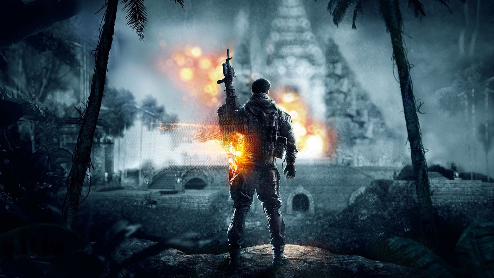 Téléchargez le fond d'écran battlefield 1, pc game, obscurité, xbox, fumée