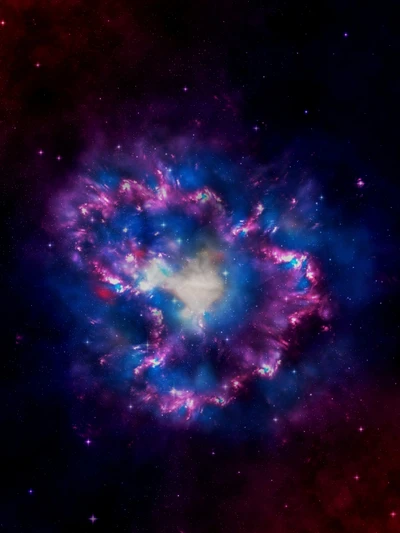 Vibrant Nebula Illuminating the Cosmos