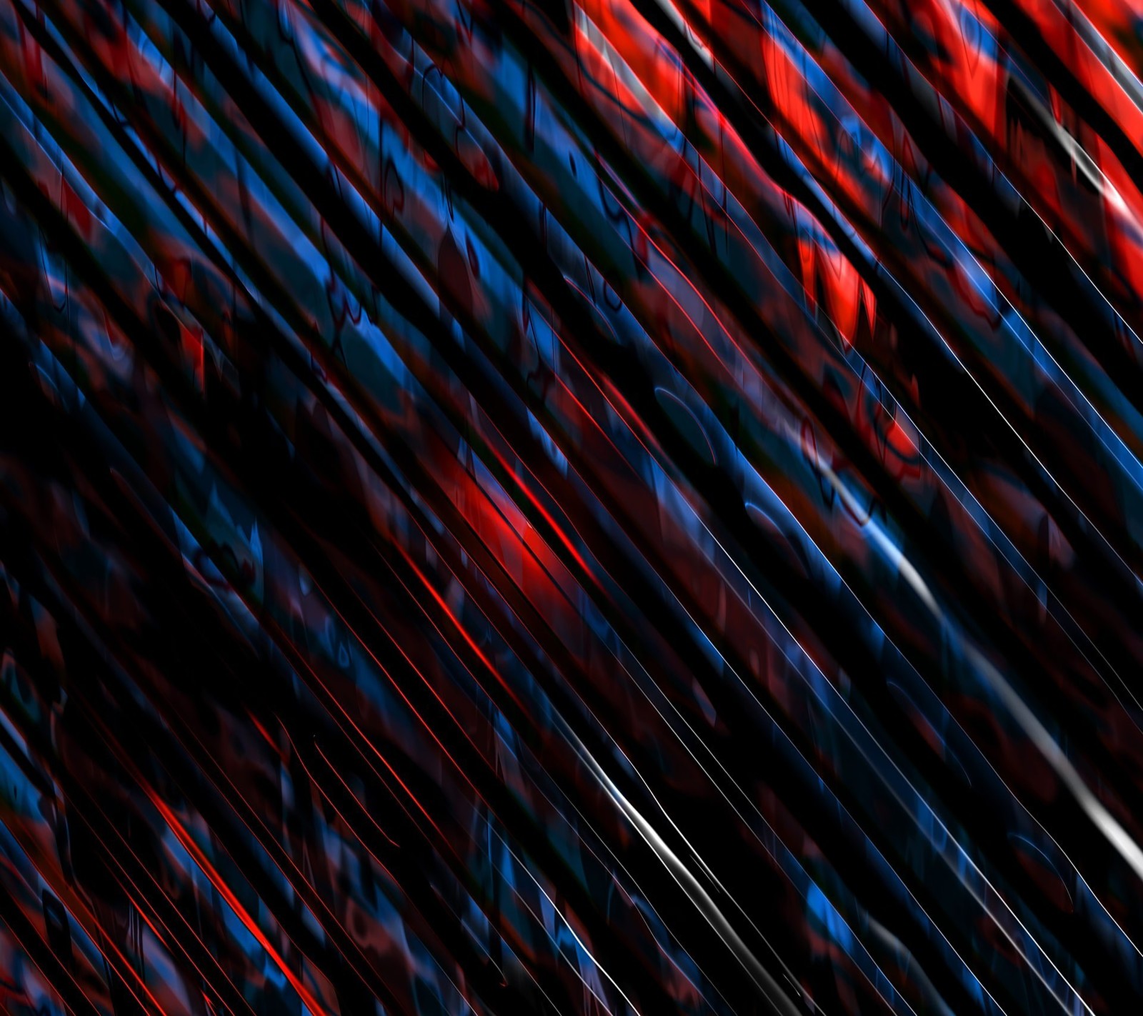 A close up of a red and blue abstract background with a black background (blue, red, light, line, space)