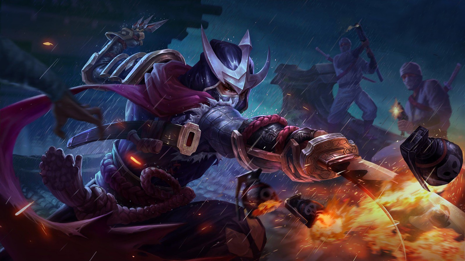 Lade hayabusa, mobile legends, videospiel Hintergrund herunter