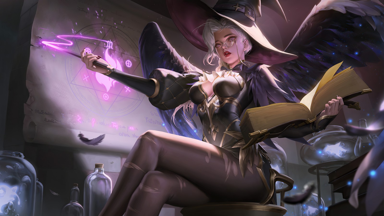 Lade alice, wizardry, lehrer, mobile legends, bang bang Hintergrund herunter