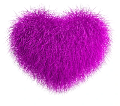 morado esponjoso, corazón, amor romántico