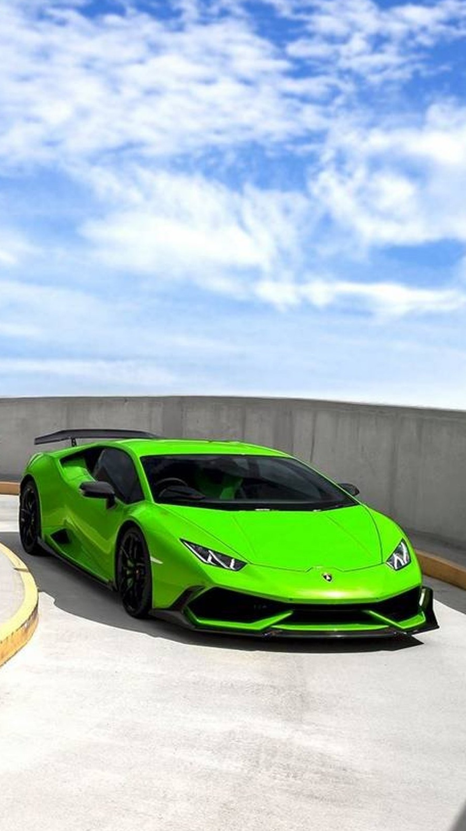 car, green, lamborghini huracan wallpaper