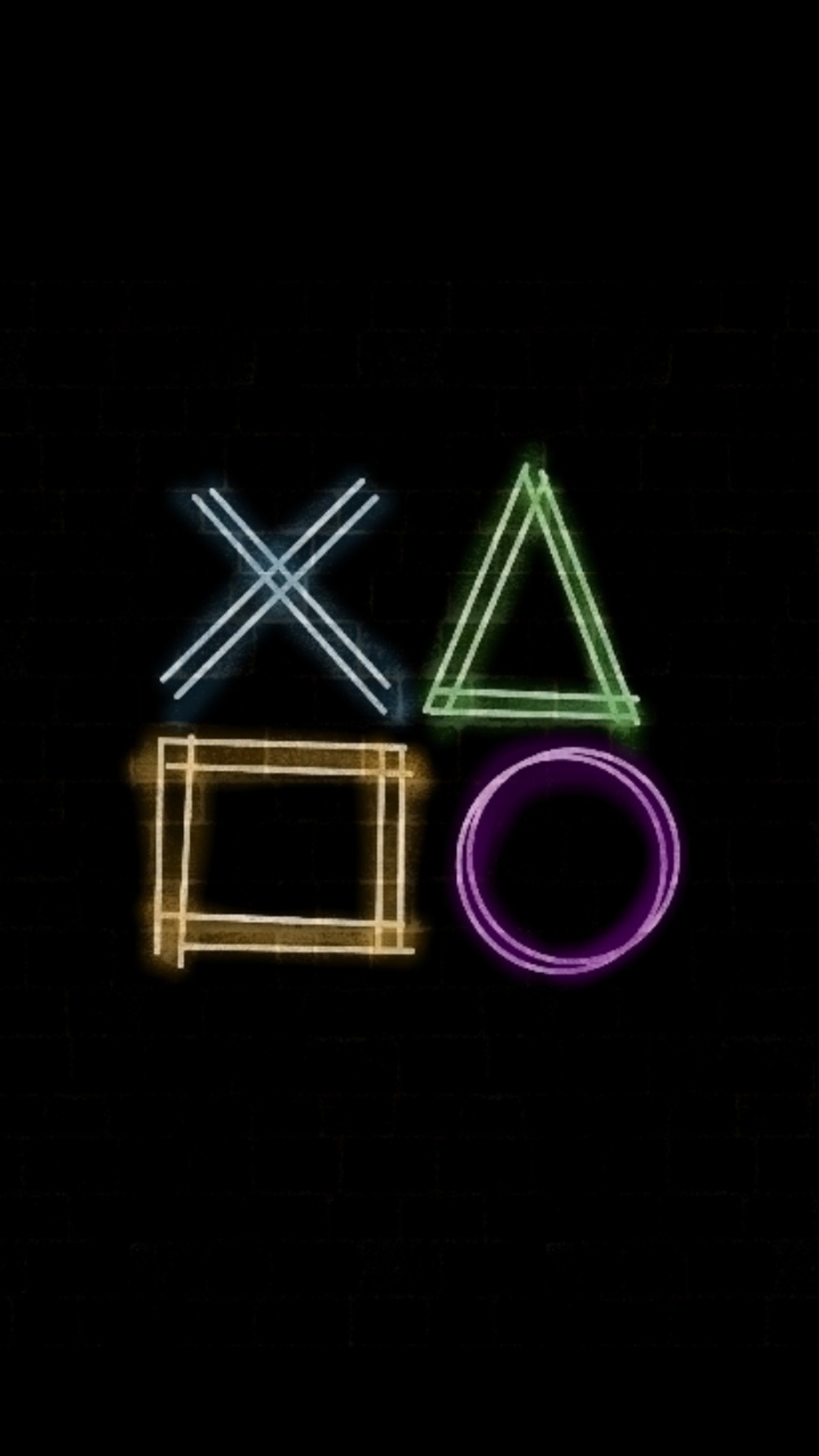 Um close de um controlador de videogame neon em um fundo preto. (fifa, fortnite, néon, jogar, playstation)