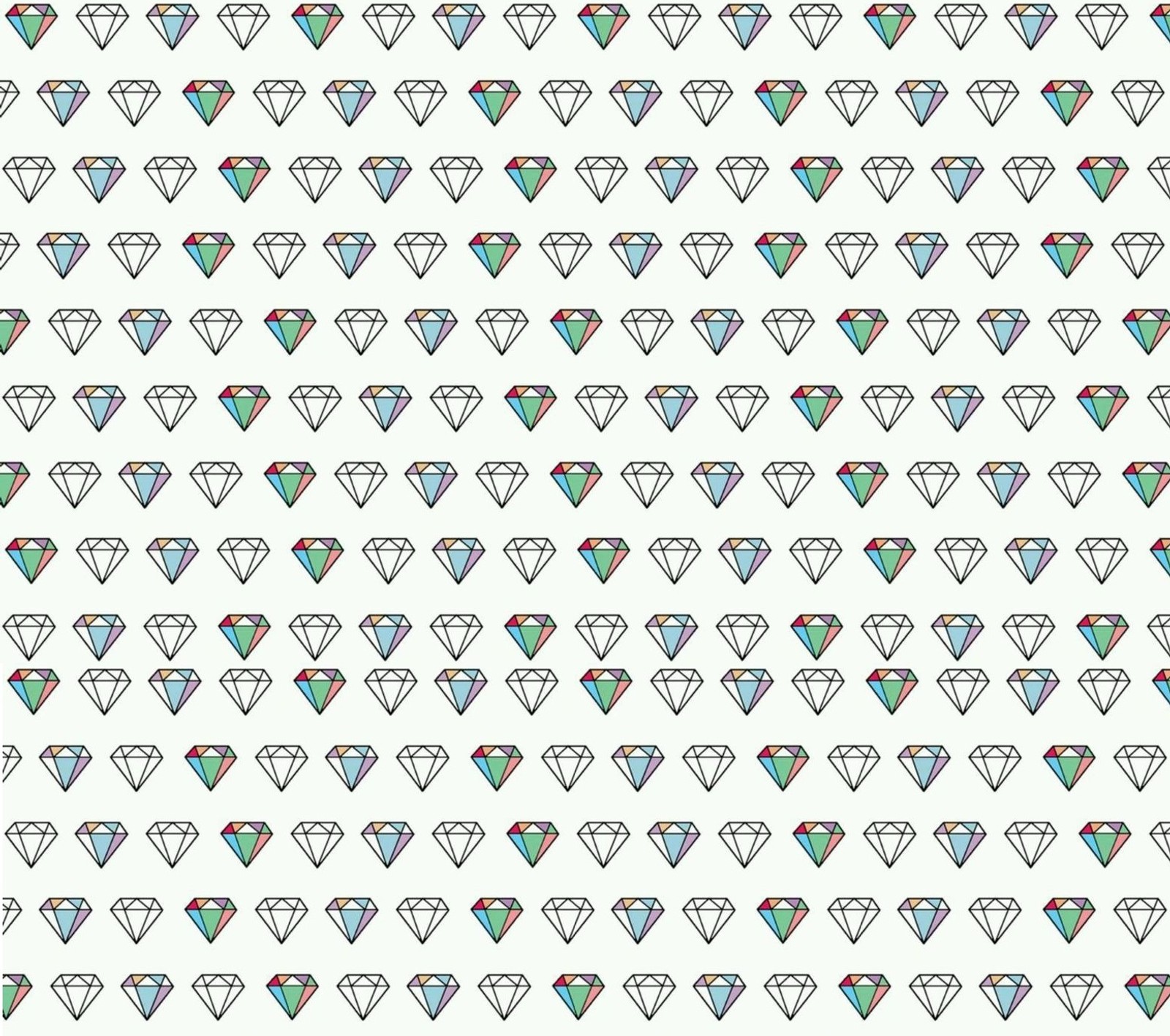 A pattern of diamonds with different colors and sizes (diamonds, pattern)