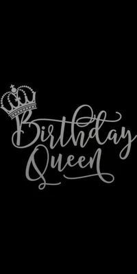 Birthday Queen with Crown Design