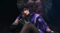 Reina from Tekken 8: Commanding Presence in a Regal Throne