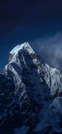 montagne, neige, monde, pente, paysage naturel