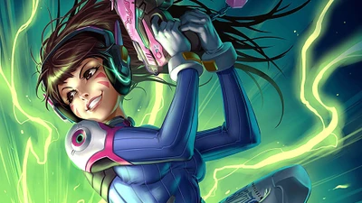 D.Va: Энергичная героиня Overwatch в действии