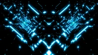 light, symmetry, pattern, design, electric blue wallpaper