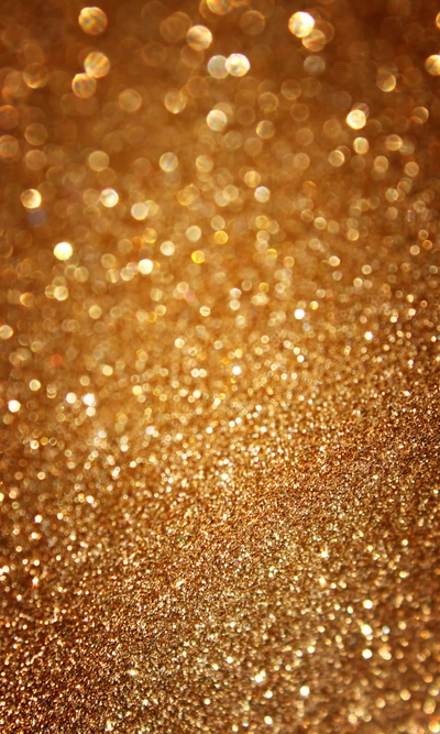 Sparkling Golden Abstract Background