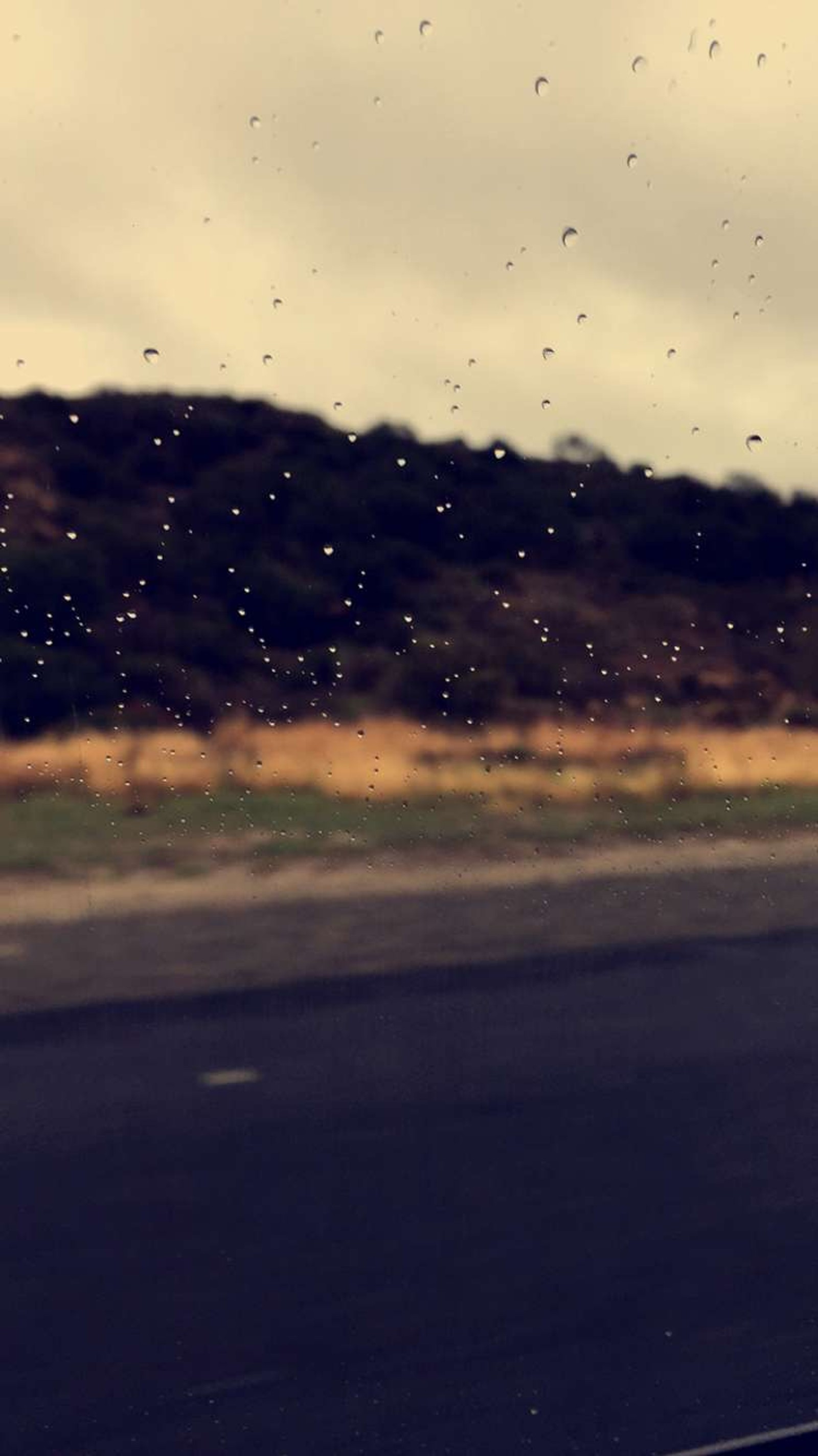 drops, mountains, nature, rain wallpaper