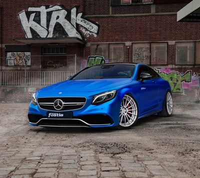 Fostla Tuned Mercedes-Benz S63 AMG Coupe in Vivid Blue