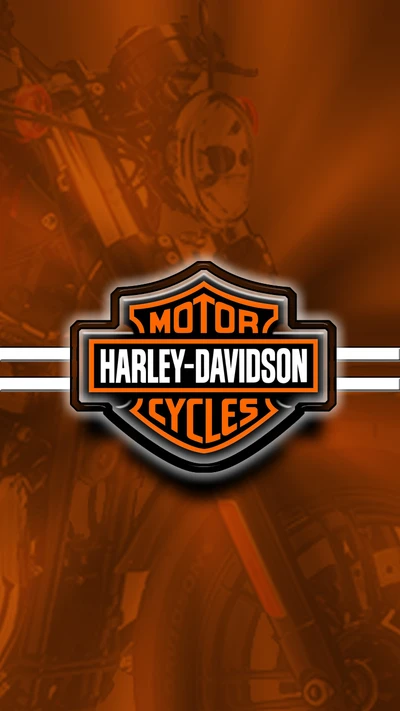 bicicleta, motociclista, harley davidson, logotipo, motocicleta