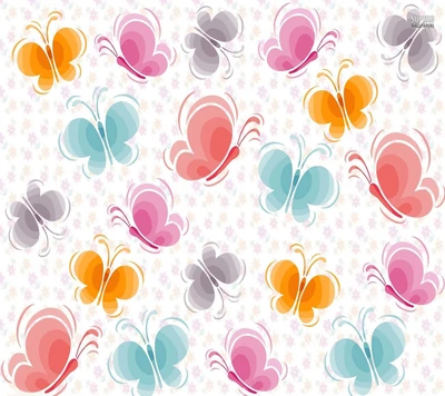 butterflies, wallpaper