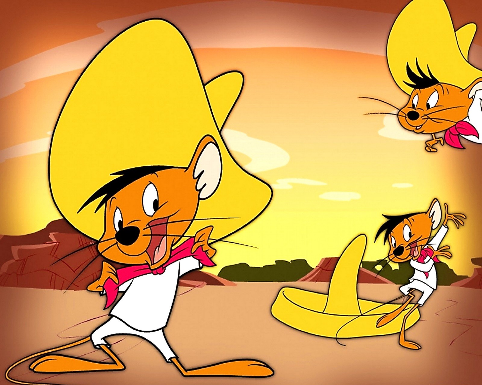 Téléchargez le fond d'écran dessin animé disney, funny speedy gonzales