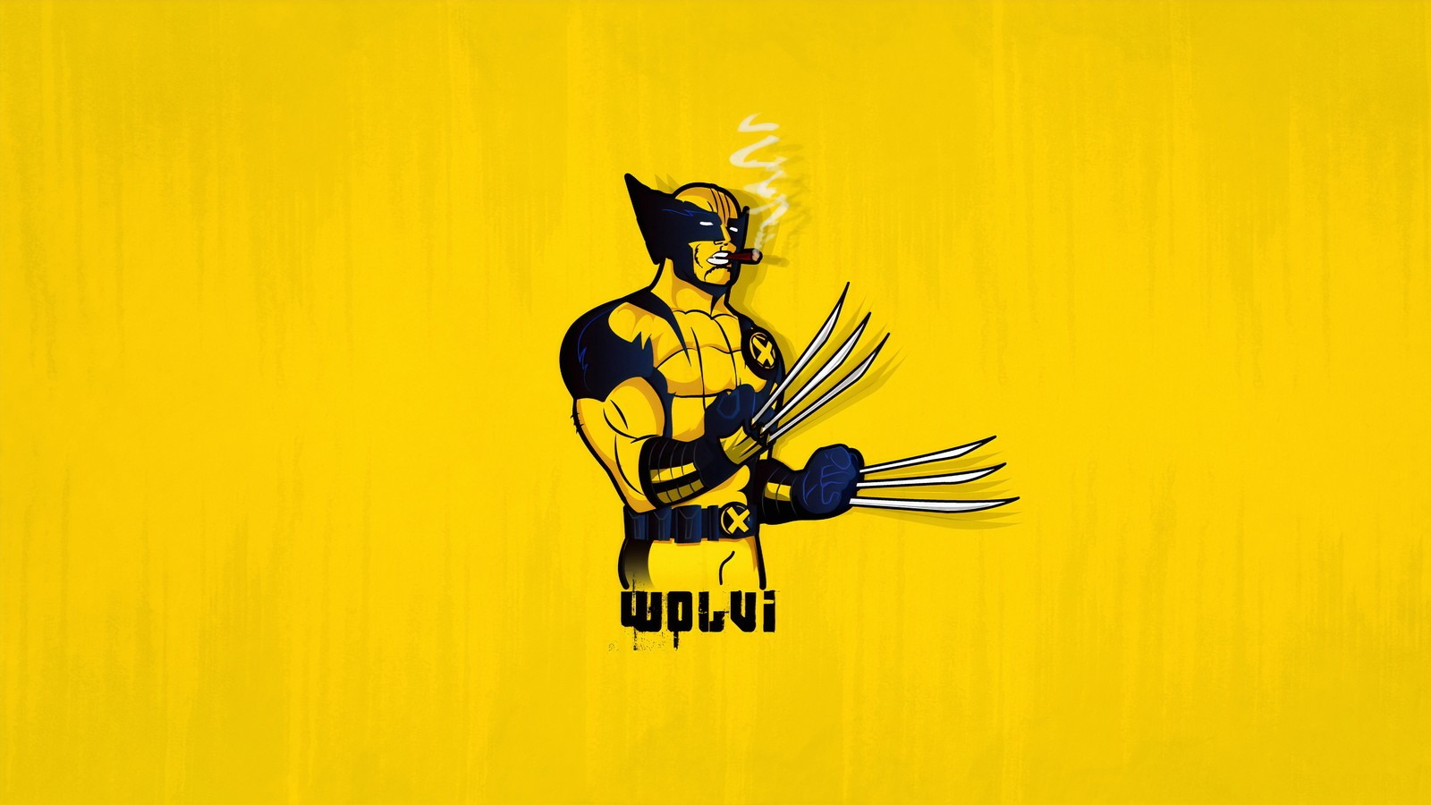 Скачать обои wolverine, искусство, рукав, жест, футболка