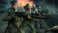 Team of Warriors Ready for Battle in Zombie Army 4: Dead War