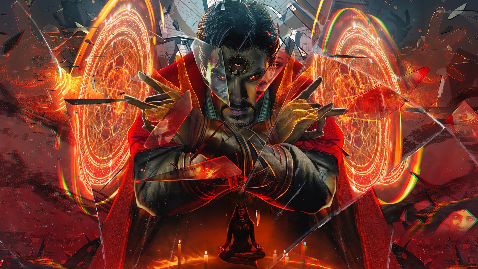 Descargar fondo de pantalla doctor strange en el multiverso de la locura, doctor strange 2, película, 2022, dr stephen strange