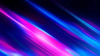 Lebendiger, von Bifrost inspirierter abstrakter Hintergrund in Neonfarben