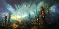 Enchanted Forest: A Mystical Biome of Light and Shadows