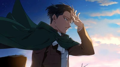 Levi Ackerman: Resuelto contra el horizonte en Ataque a los Titanes